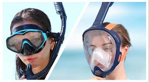 full face snorkel mask v/s traditional mask